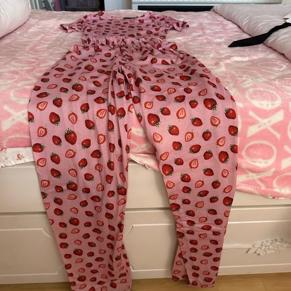 PLT strawberry pajamas - Picture 2 of 3